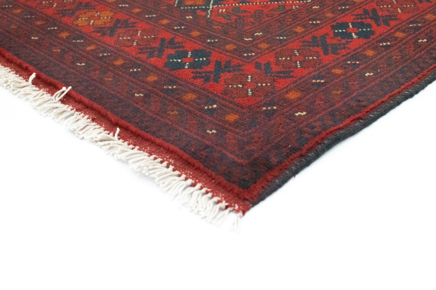 Tappeto afgano - Kunduz - 146 x 99 cm - rosso
