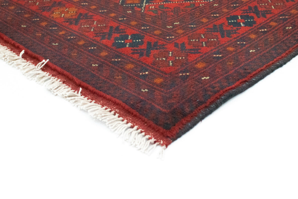 Tappeto afgano - Kunduz - 146 x 99 cm - rosso