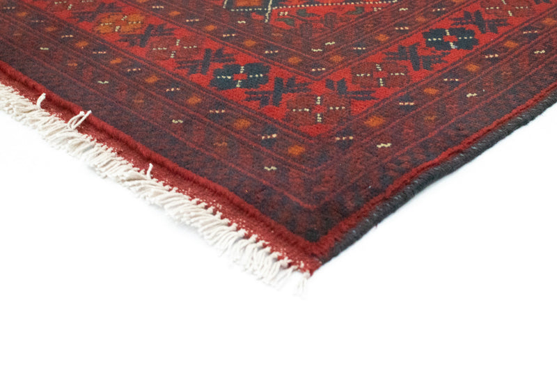 Tappeto afgano - Kunduz - 146 x 99 cm - rosso