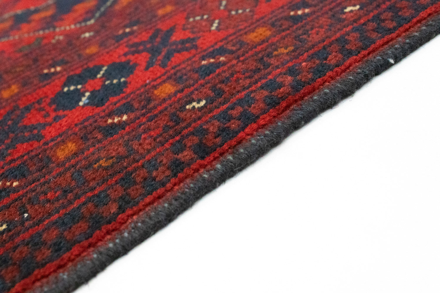 Tappeto afgano - Kunduz - 146 x 99 cm - rosso