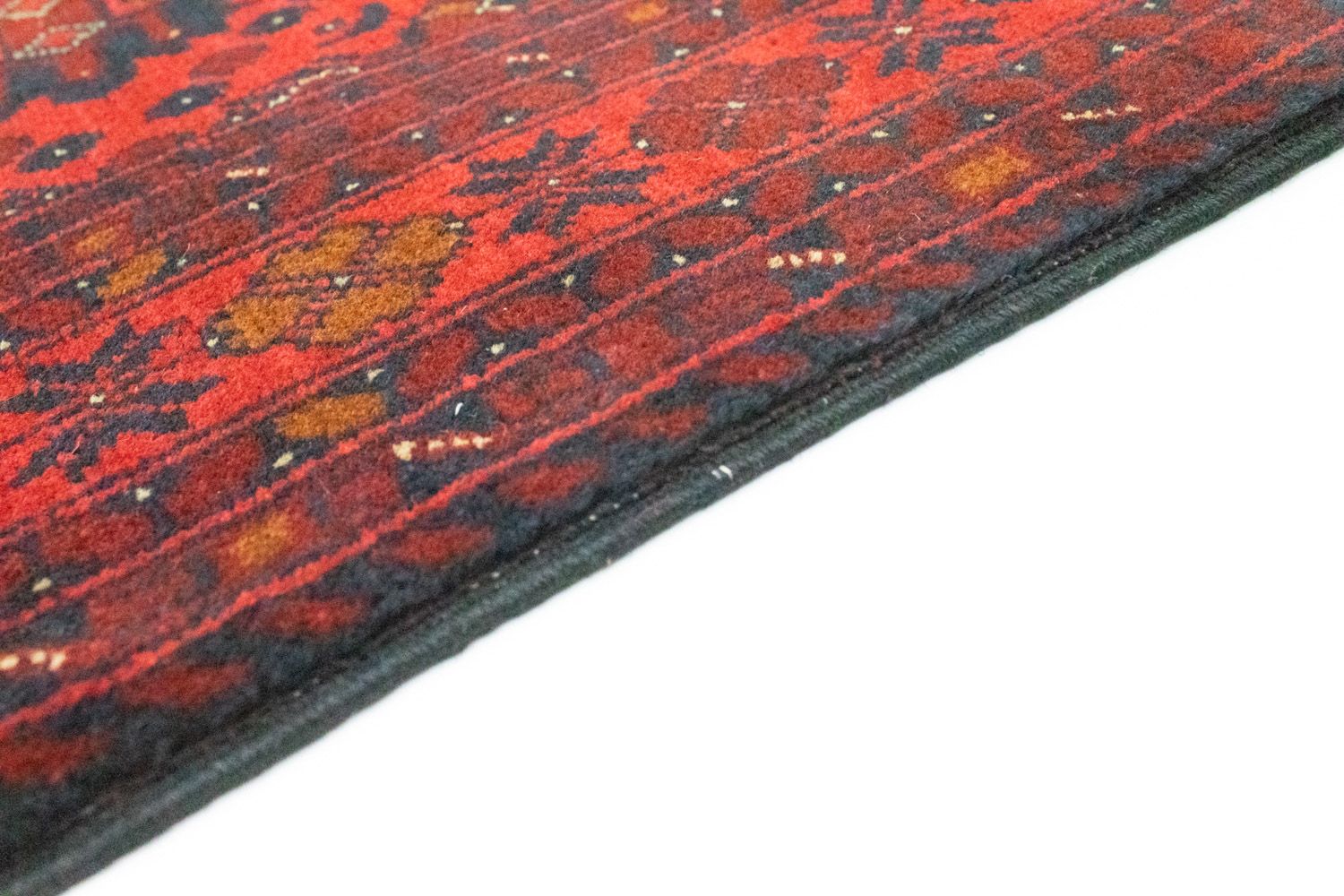 Tappeto afgano - Kunduz - 142 x 103 cm - rosso