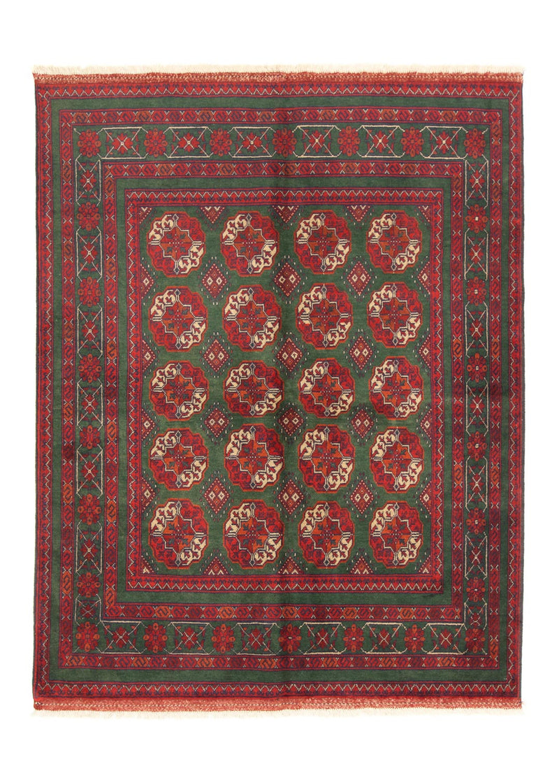 Tappeto afgano - Kunduz - 190 x 150 cm - rosso