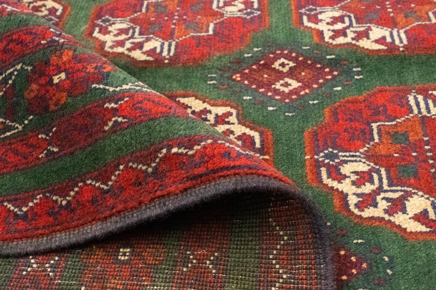 Tappeto afgano - Kunduz - 190 x 150 cm - rosso