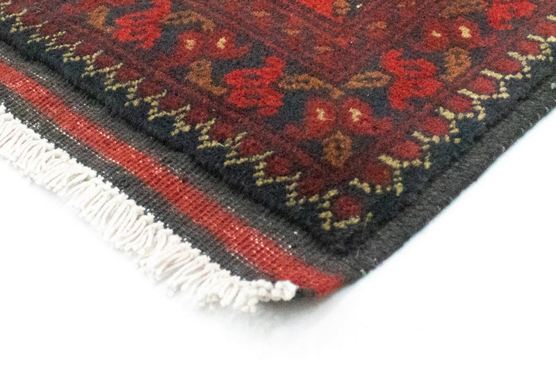 Tappeto afgano - Kunduz - 206 x 149 cm - rosso