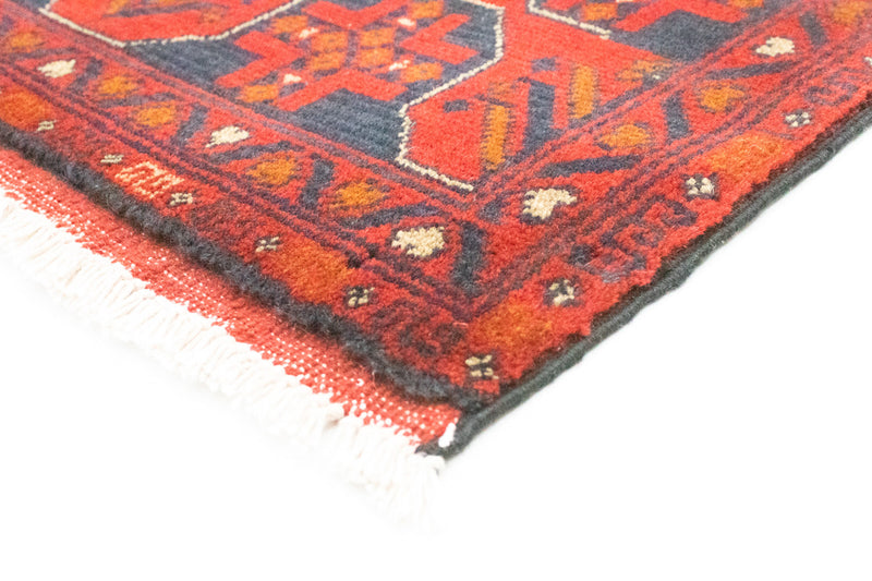 Tappeto afgano - Kunduz - 154 x 100 cm - rosso
