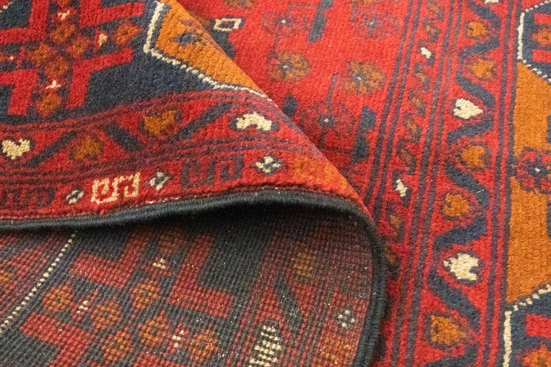 Tappeto afgano - Kunduz - 154 x 100 cm - rosso