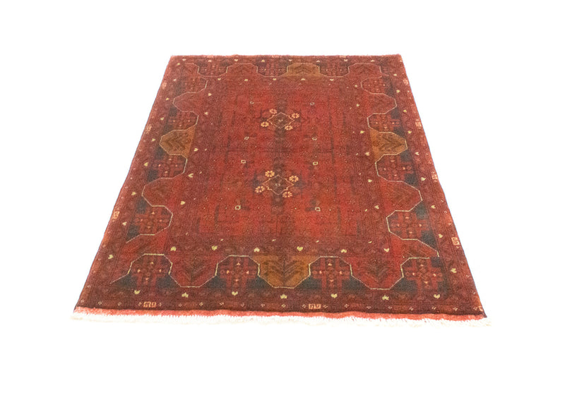 Tappeto afgano - Kunduz - 154 x 100 cm - rosso
