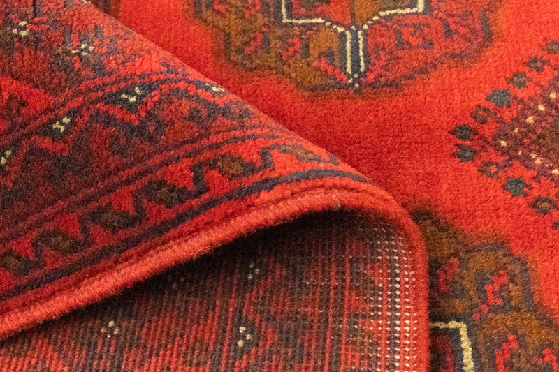 Tappeto afgano - Kunduz - 151 x 102 cm - rosso