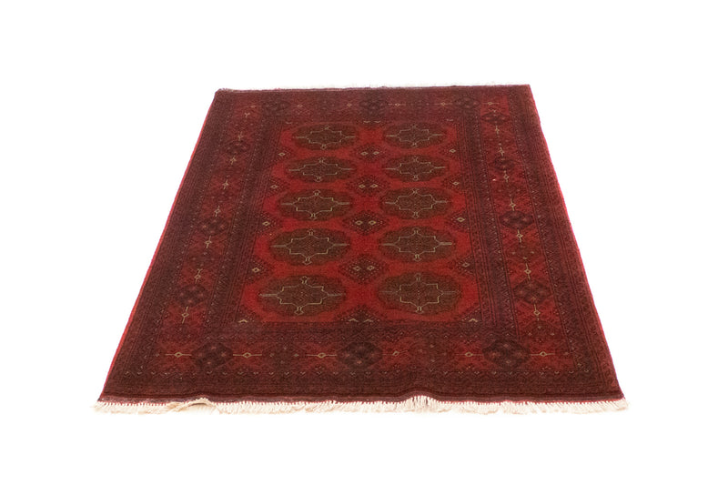 Tappeto afgano - Kunduz - 151 x 102 cm - rosso