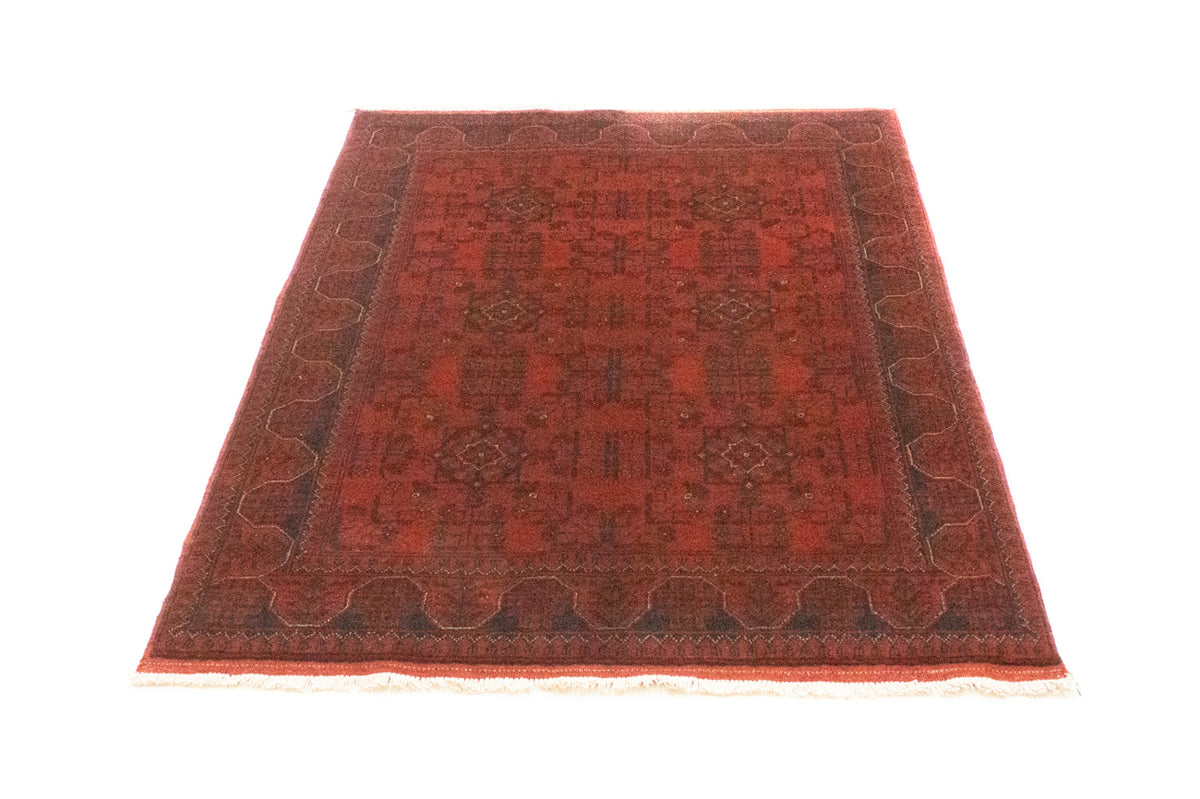Tappeto afgano - Kunduz - 147 x 105 cm - rosso