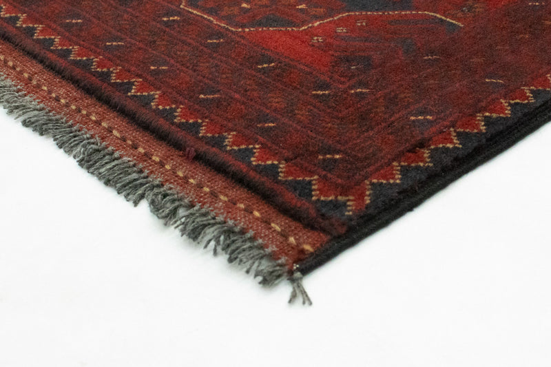Tappeto afgano - Kunduz - 147 x 100 cm - rosso