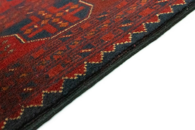 Tappeto afgano - Kunduz - 147 x 100 cm - rosso