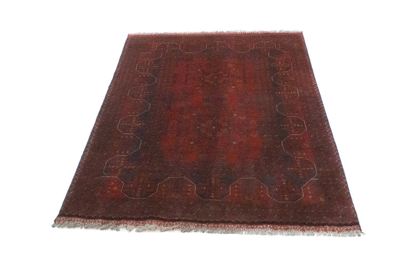 Tappeto afgano - Kunduz - 147 x 100 cm - rosso