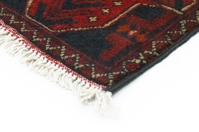 Tappeto afgano - Kunduz - 125 x 83 cm - rosso