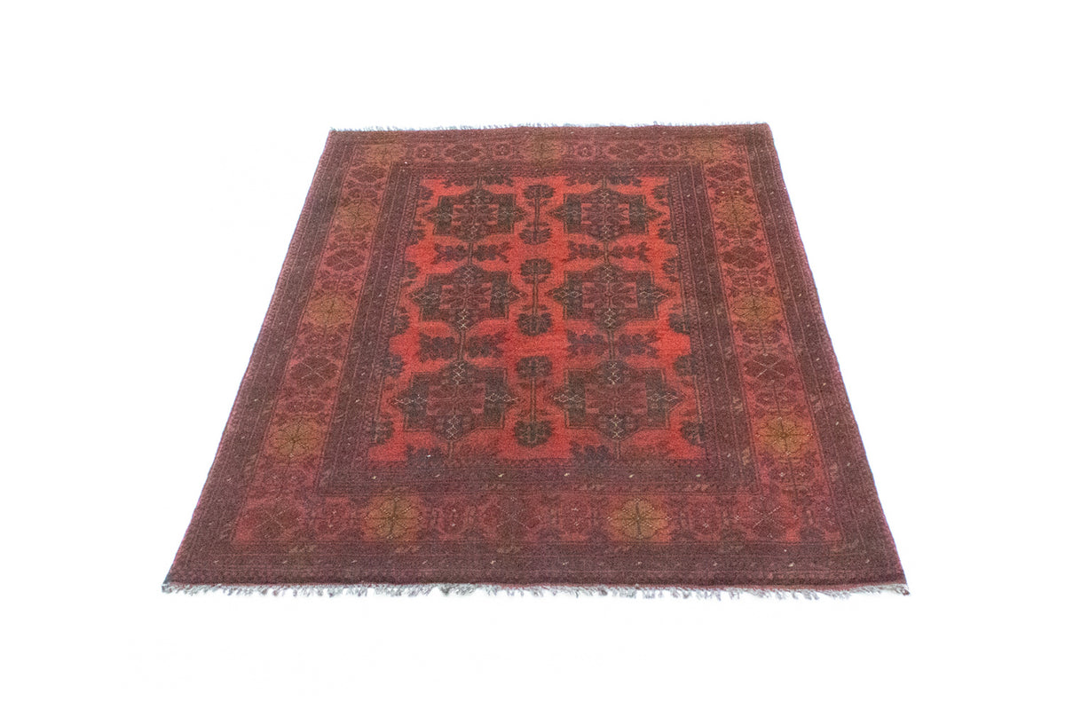 Tappeto afgano - Kunduz - 145 x 98 cm - rosso