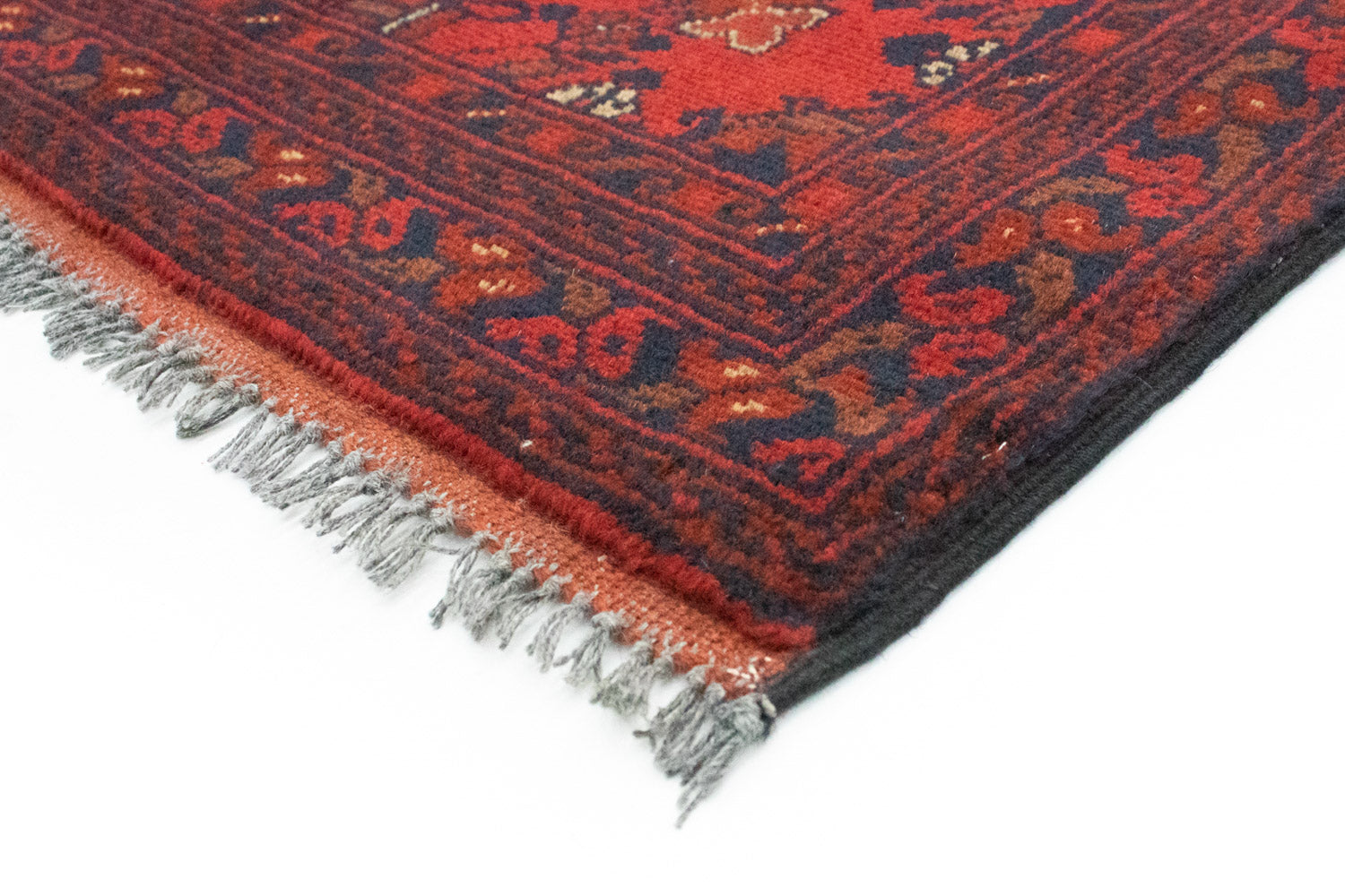 Tappeto afgano - Kunduz - 129 x 73 cm - rosso