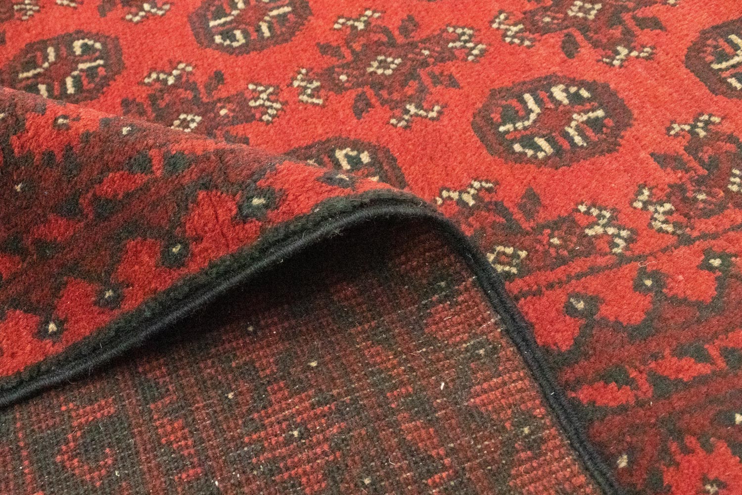 Tappeto afgano - Filpa - 390 x 302 cm - rosso scuro