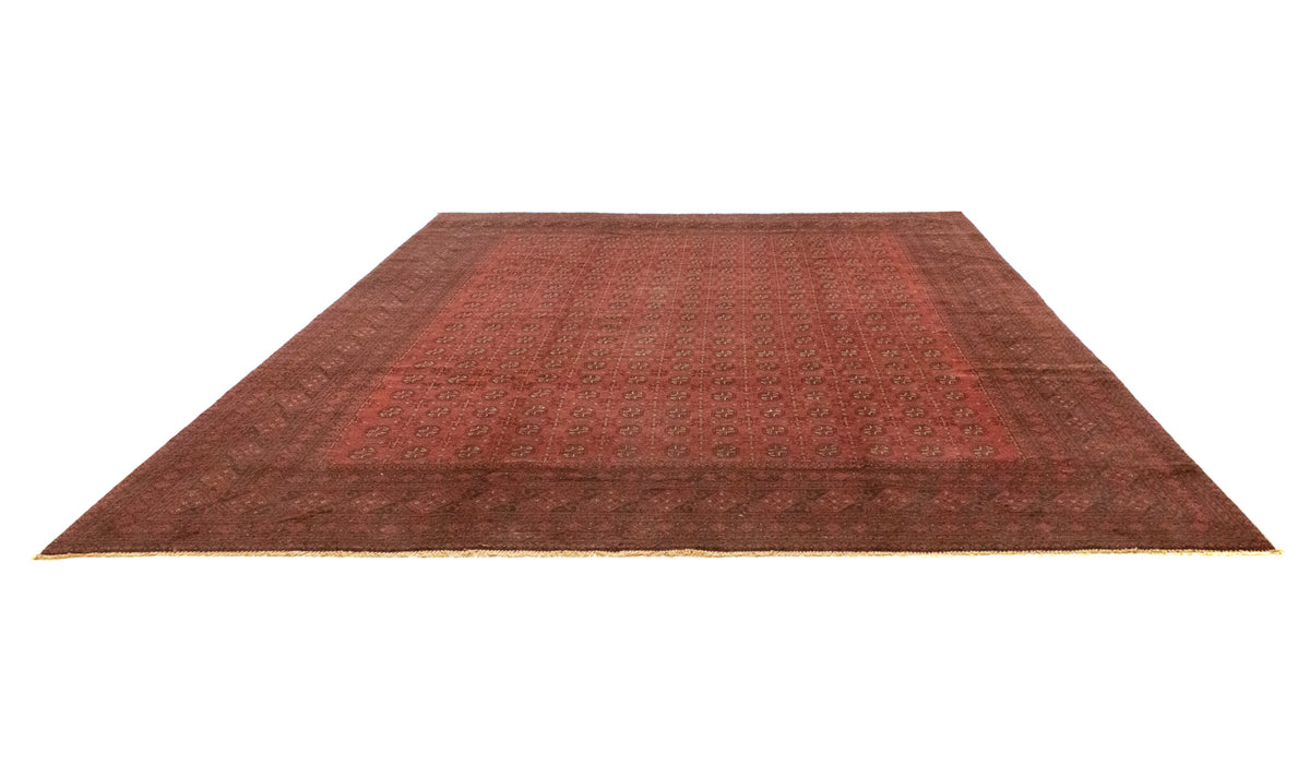 Tappeto afgano - Filpa - 391 x 299 cm - rosso scuro