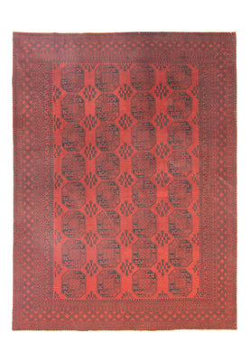 Tappeto afgano - Filpa - 345 x 256 cm - rosso scuro