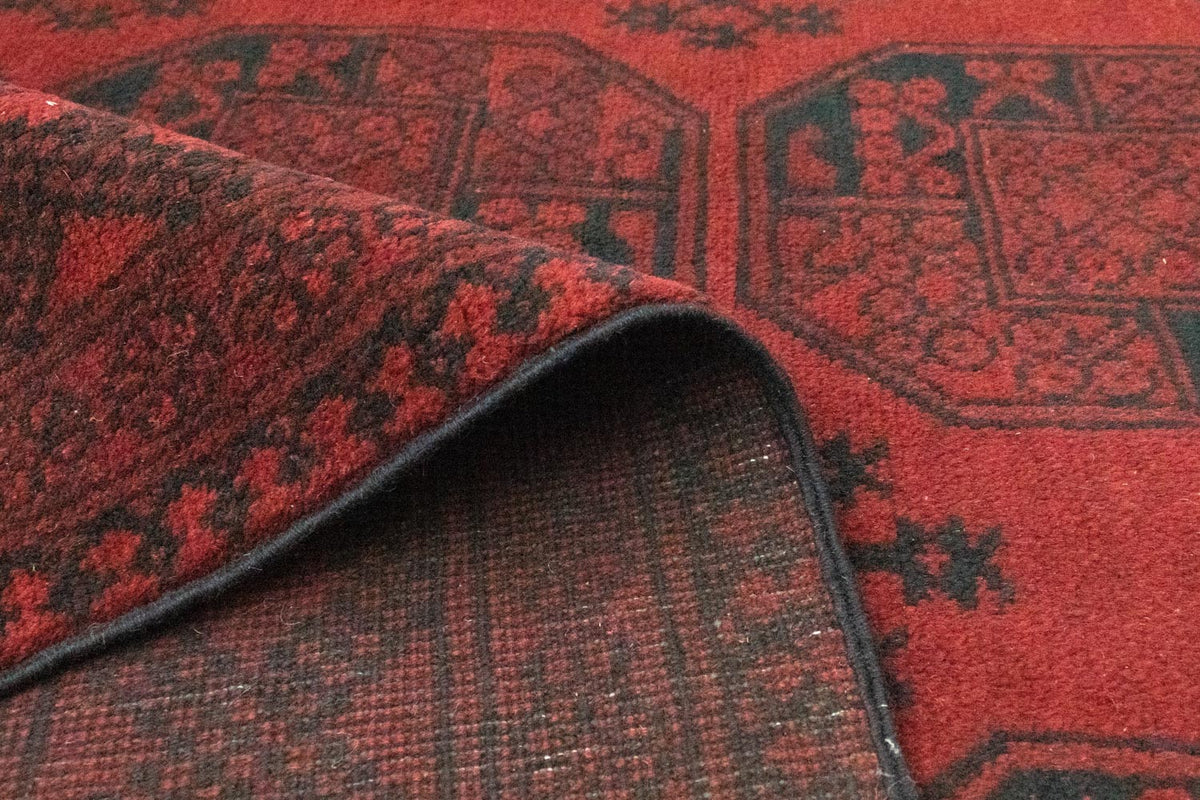 Tappeto afgano - Filpa - 345 x 256 cm - rosso scuro