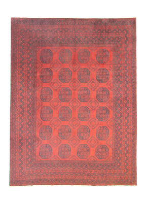 Tappeto afgano - Filpa - 329 x 250 cm - rosso scuro