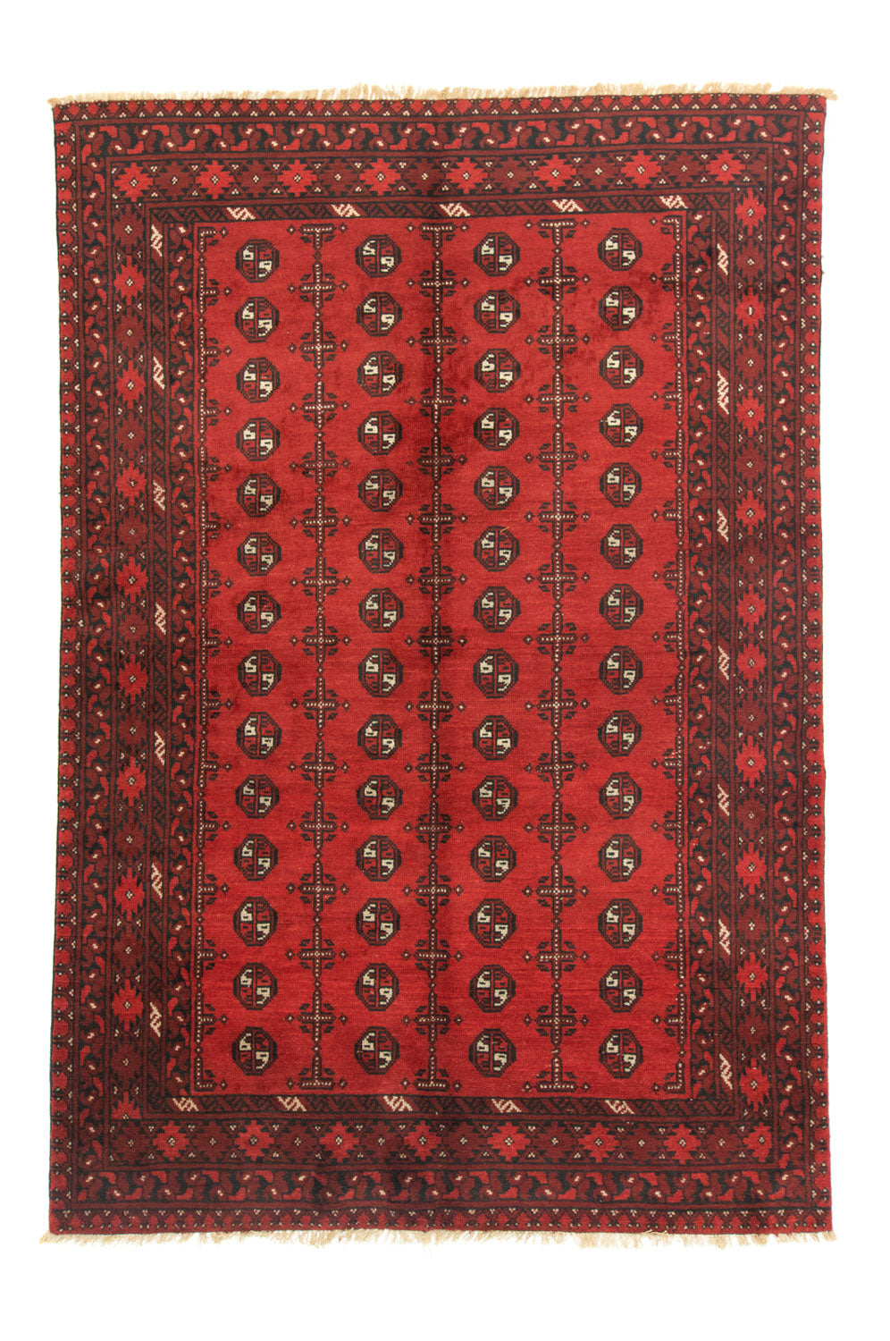 Tappeto afgano - Filpa - 242 x 163 cm - rosso