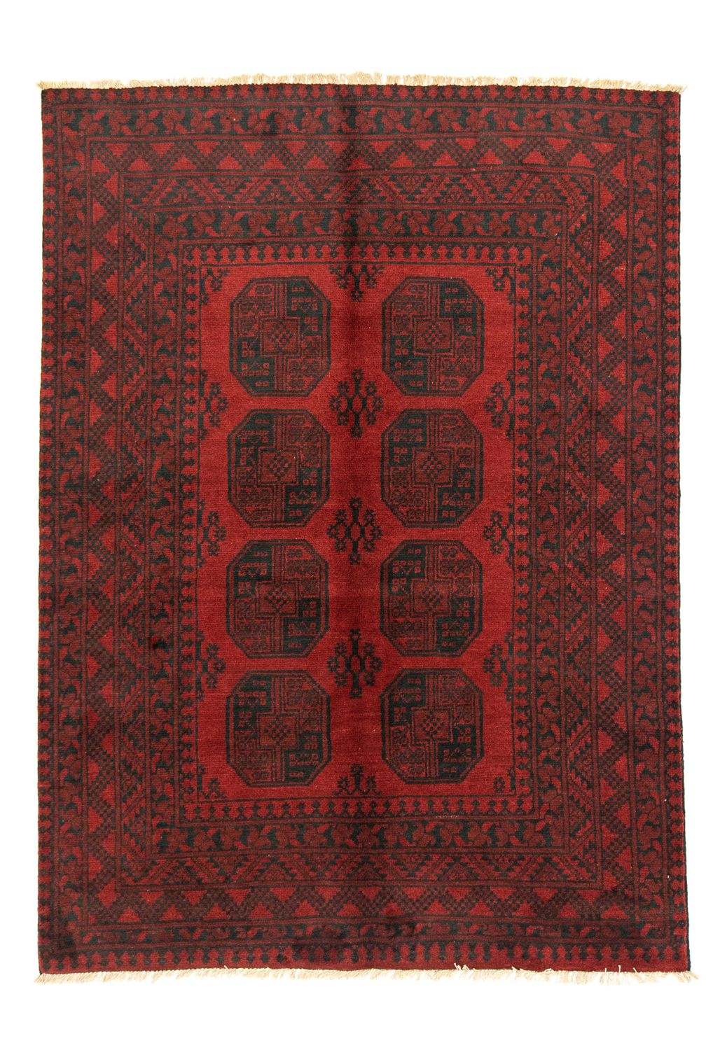 Tappeto afgano - Filpa - 196 x 145 cm - rosso