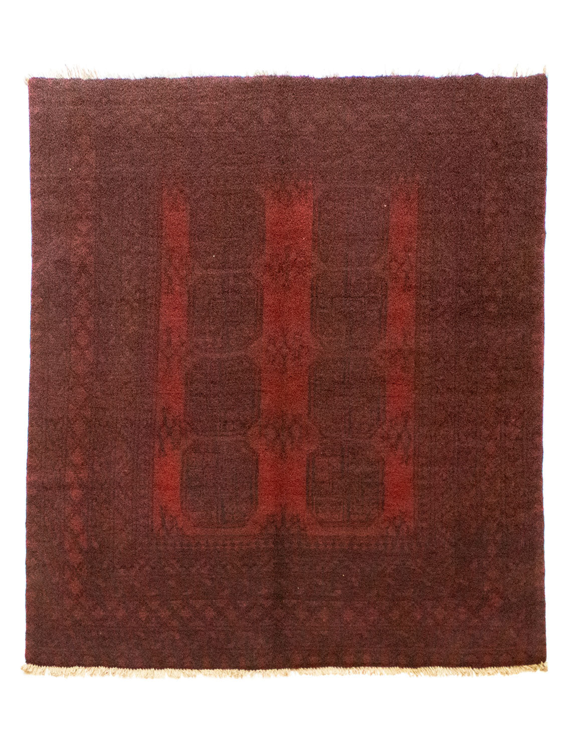 Tappeto afgano - Filpa - 194 x 152 cm - rosso