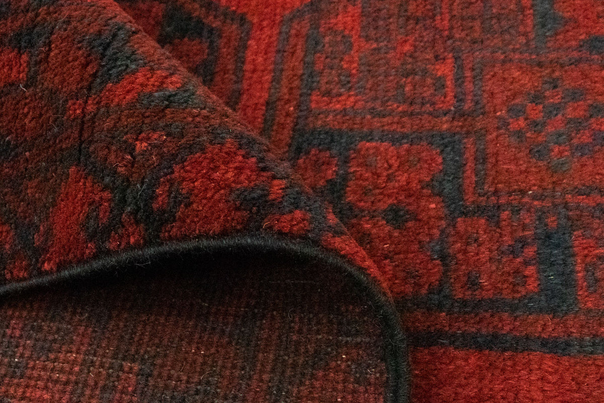 Tappeto afgano - Filpa - 194 x 152 cm - rosso