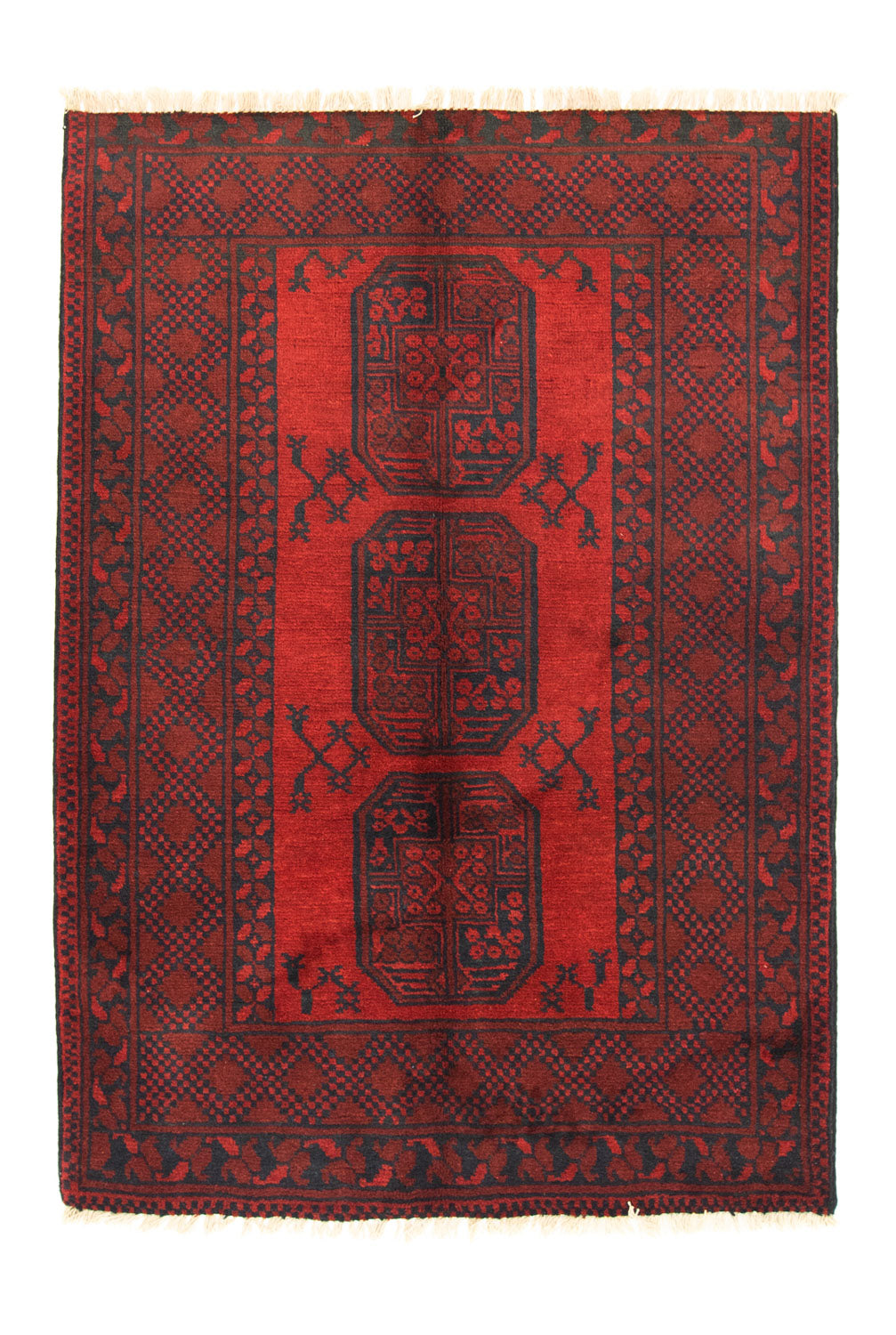 Tappeto afgano - Filpa - 148 x 106 cm - rosso