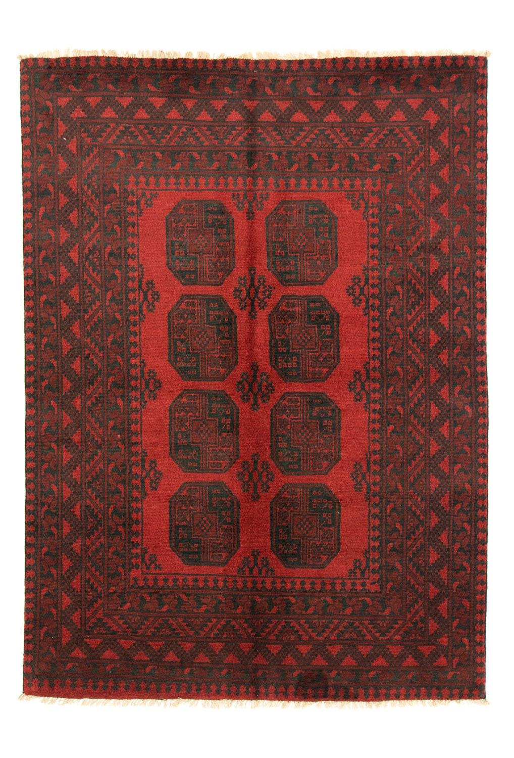 Tappeto afgano - Filpa - 200 x 146 cm - rosso