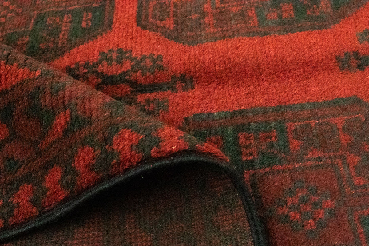 Tappeto afgano - Filpa - 200 x 146 cm - rosso