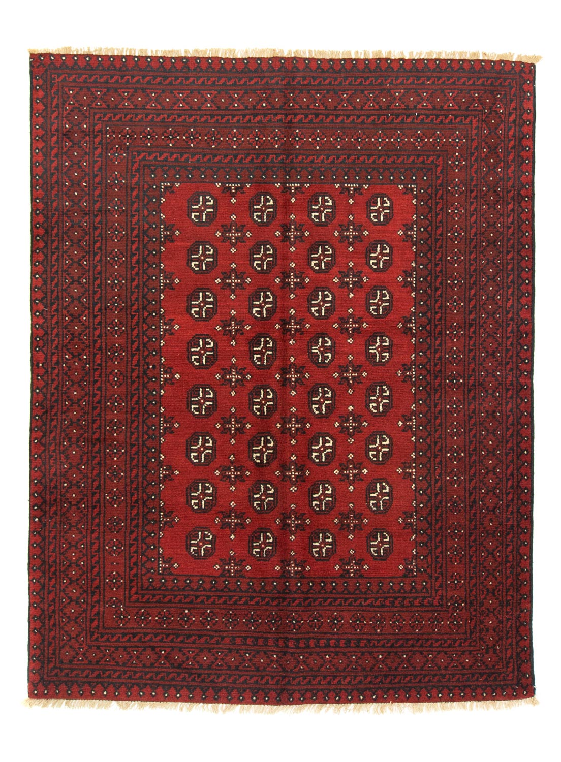 Tappeto afgano - Filpa - 193 x 149 cm - rosso