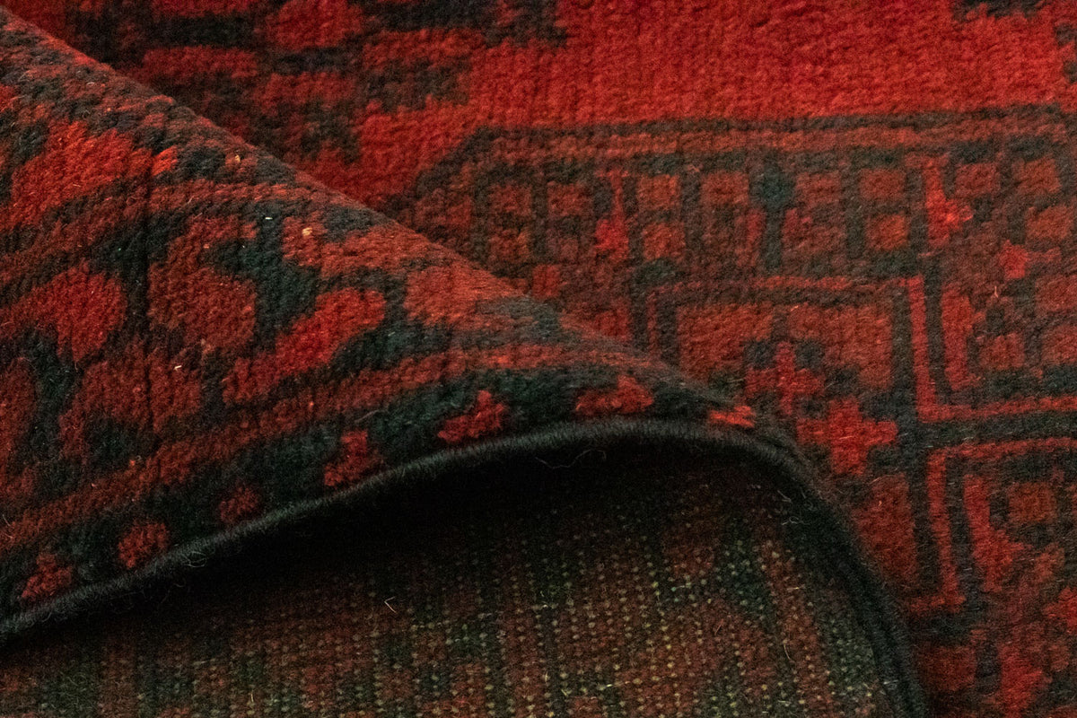 Tappeto afgano - Filpa - 194 x 151 cm - rosso