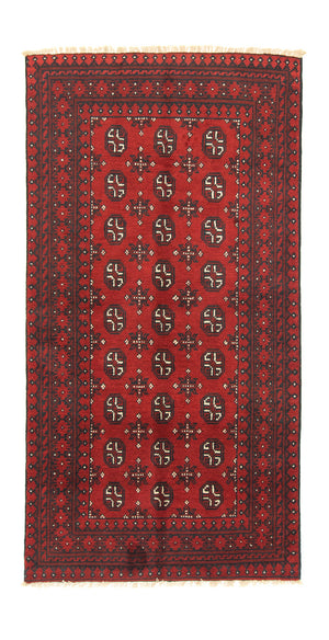 Tappeto afgano - Filpa - 191 x 100 cm - rosso