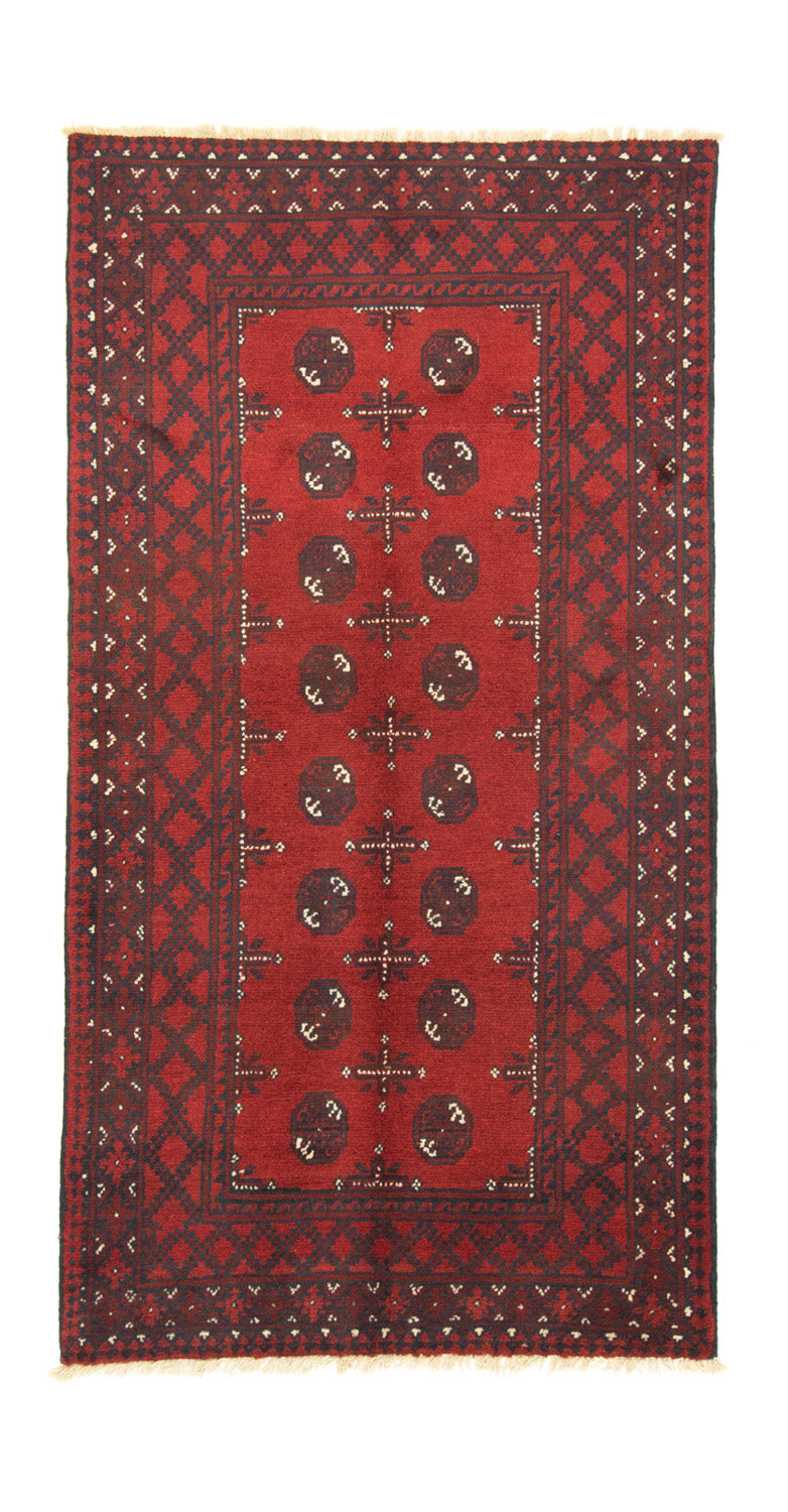 Tappeto afgano - Filpa - 192 x 99 cm - rosso