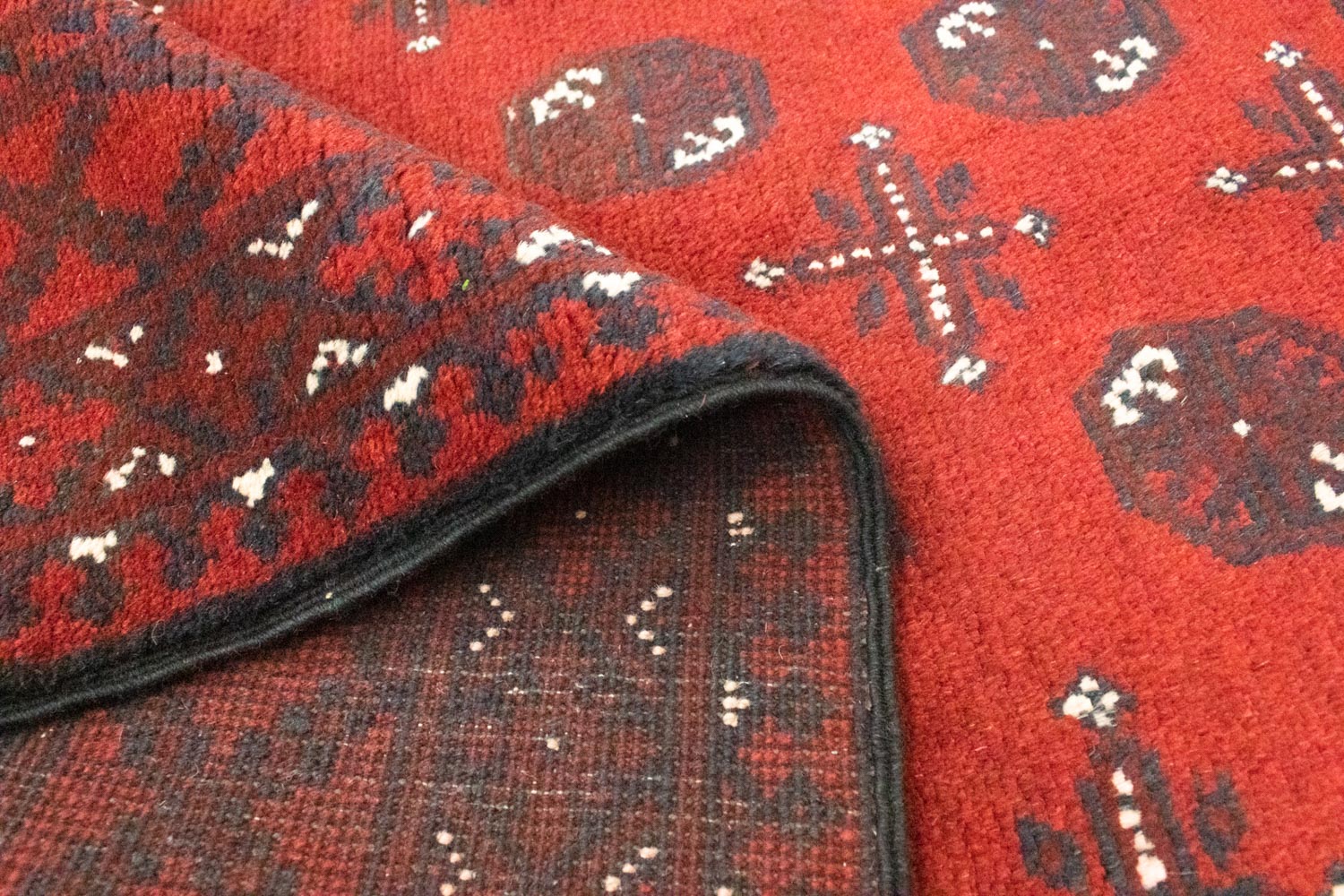 Tappeto afgano - Filpa - 192 x 99 cm - rosso