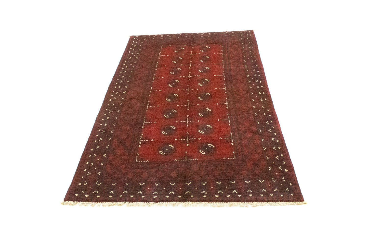 Tappeto afgano - Filpa - 192 x 99 cm - rosso