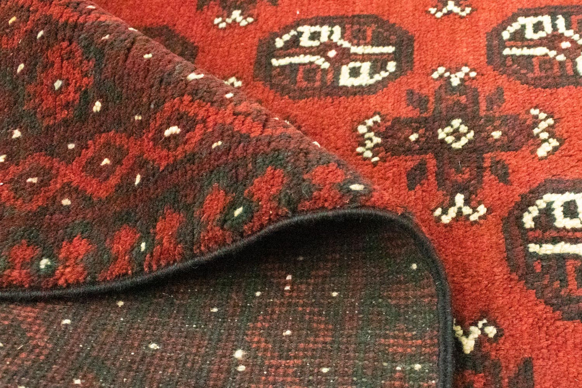 Tappeto corsia Tappeto afgano - Filpa - 200 x 100 cm - rosso