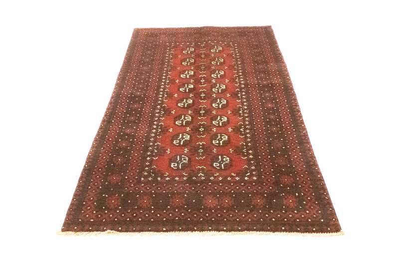 Tappeto corsia Tappeto afgano - Filpa - 200 x 100 cm - rosso