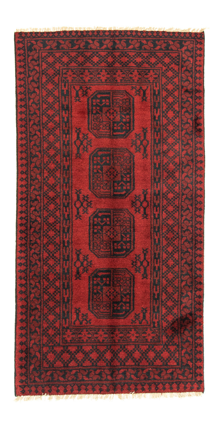 Tappeto afgano - Filpa - 198 x 96 cm - rosso