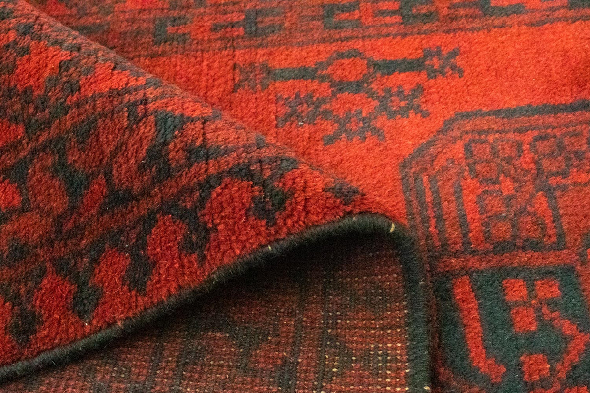 Tappeto afgano - Filpa - 198 x 96 cm - rosso