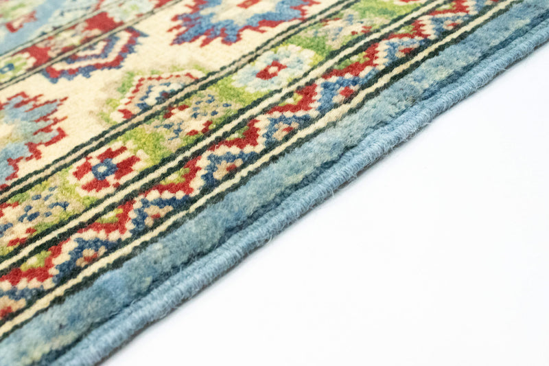 Tappeto Ziegler - Kazak - 183 x 118 cm - blu chiaro