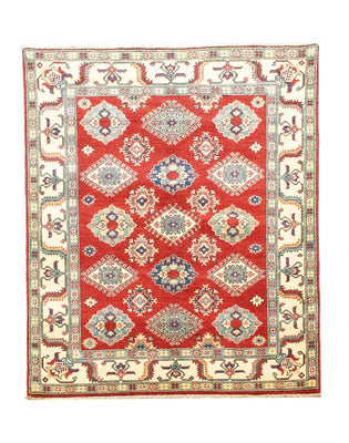 Tappeto Ziegler - Kazak - 199 x 146 cm - rosso scuro