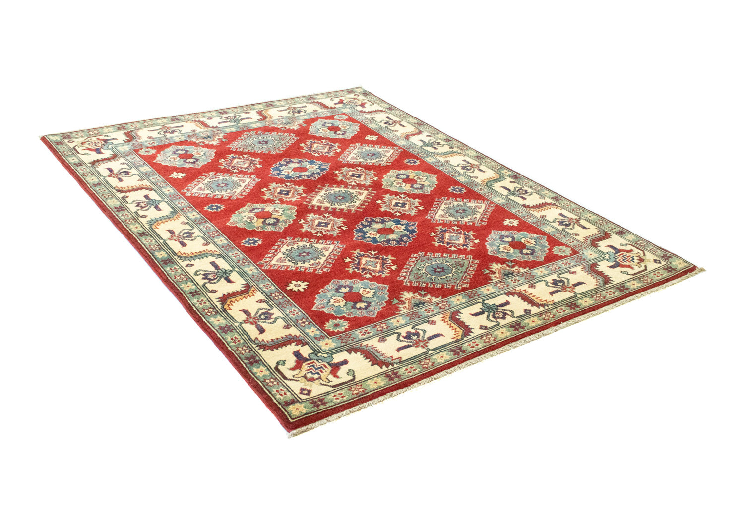 Tappeto Ziegler - Kazak - 199 x 146 cm - rosso scuro