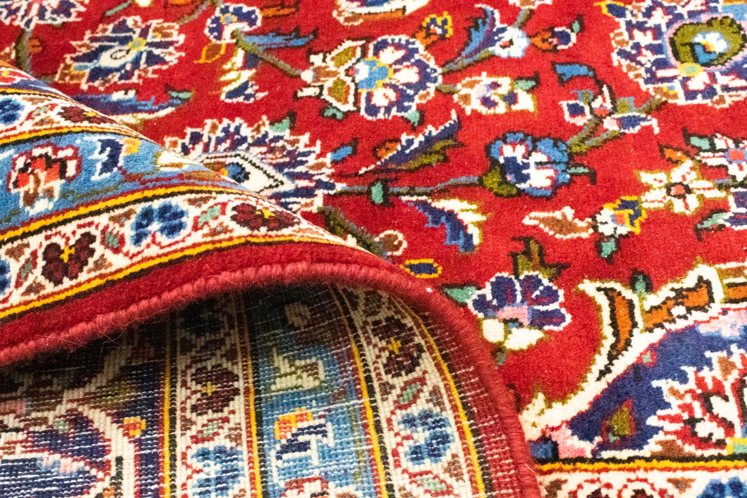 Tappeto Persero - Keshan - 362 x 251 cm - rosso scuro