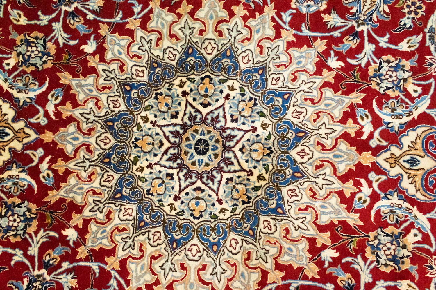 Tappeto Persero - Nain - 356 x 244 cm - rosso