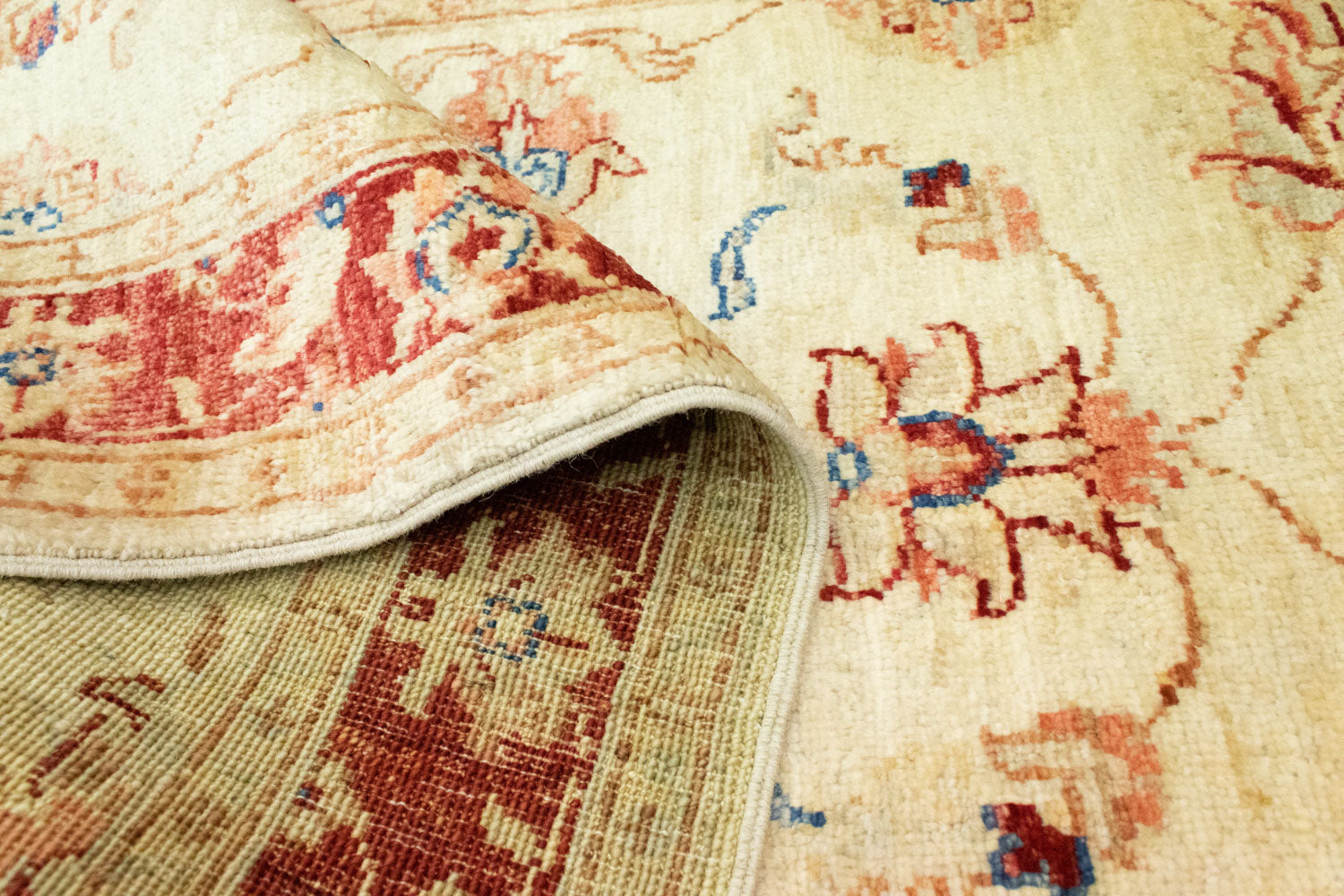 Tappeto corsia Tappeto Ziegler - 299 x 80 cm - beige chiaro