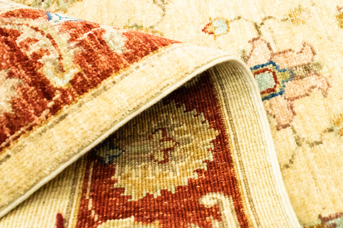 Tappeto corsia Tappeto Ziegler - 203 x 81 cm - beige chiaro