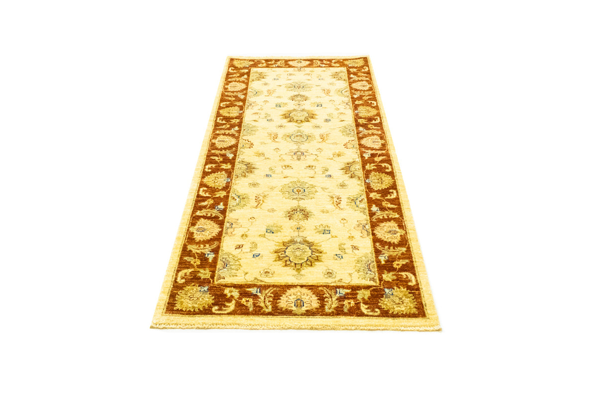 Tappeto corsia Tappeto Ziegler - 203 x 81 cm - beige chiaro